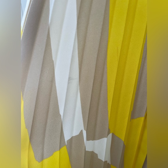 Maxmara Accordion-Pleated Crepe de Chine Skirt - Picture 7 of 15